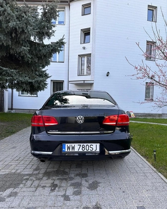 Volkswagen Passat cena 36300 przebieg: 201600, rok produkcji 2012 z Warszawa małe 92